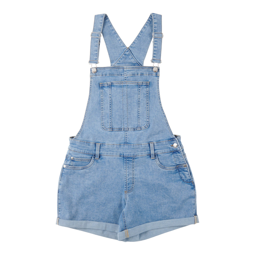 mySTYLE Women's Cool Comfort Denim Shortall