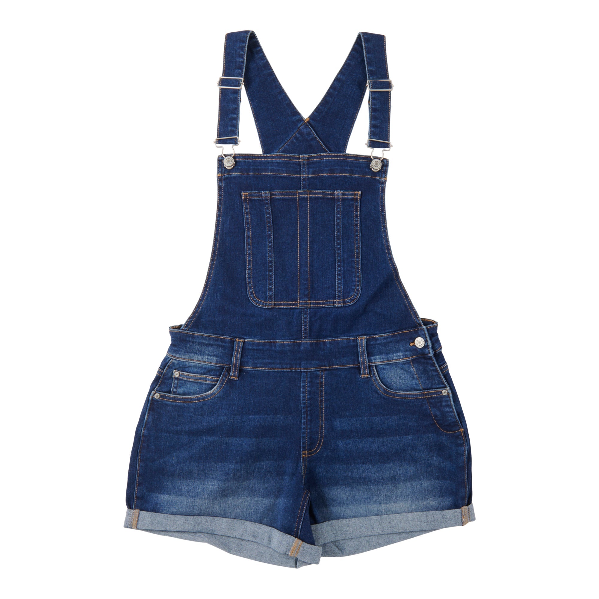 mySTYLE Women's Cool Comfort Denim Shortall