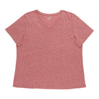 mySTYLE Women's Plus V-Neck T-Shirt
