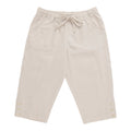 Classic Editions Women's Petite Solid Crinkle Capris