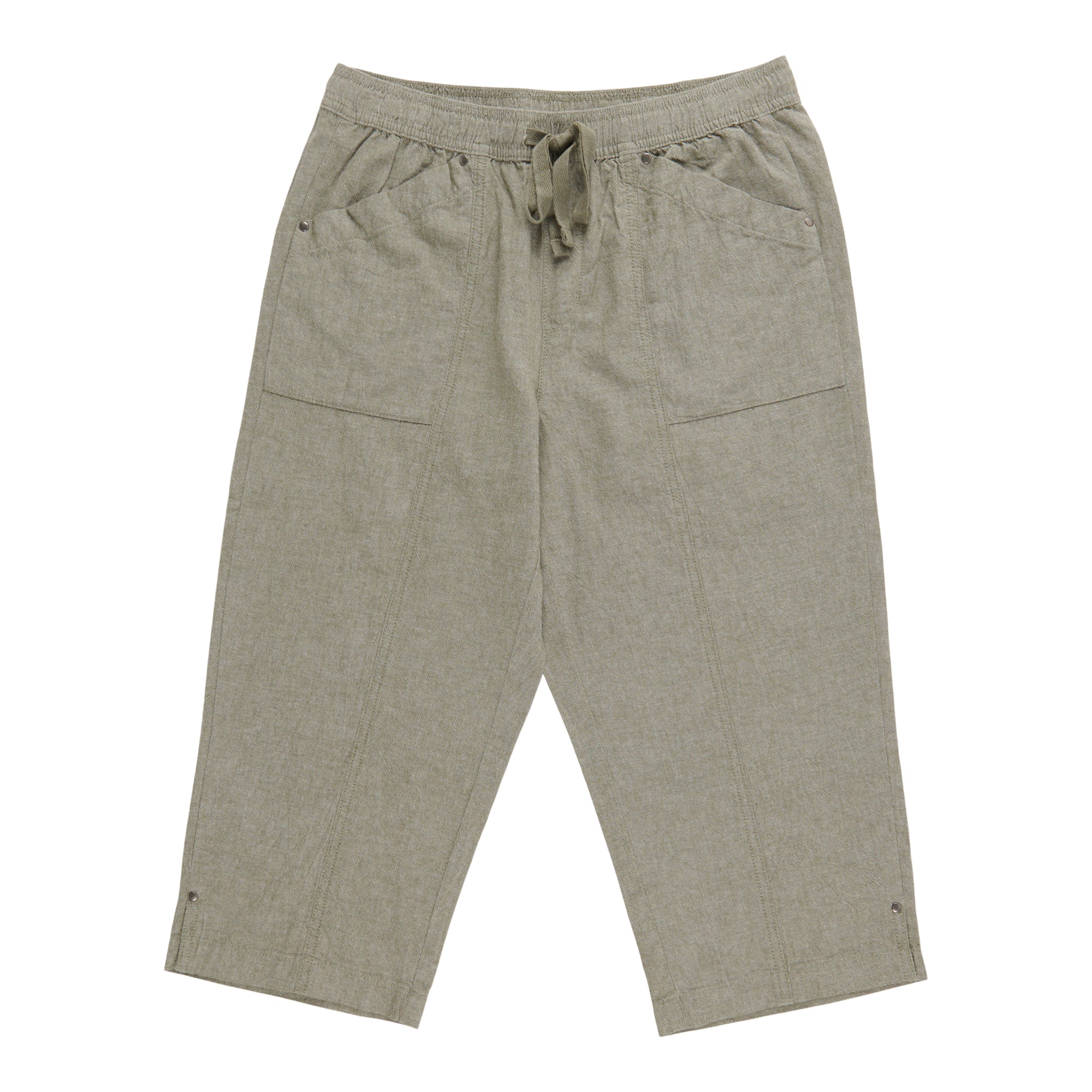 Classic Editions Women's Crinkle Capris