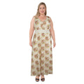 lily morgan Women's Plus Crochet Waist Maxi Dress