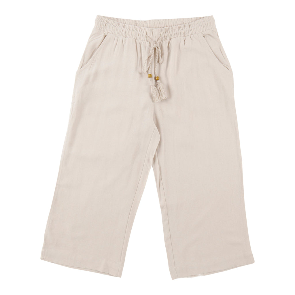 Classic Editions Women's Solid Drawstring Capris