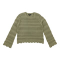 lily morgan Women's Pointelle Pullover Sweater