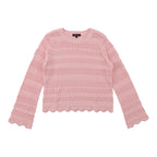 lily morgan Women's Pointelle Pullover Sweater