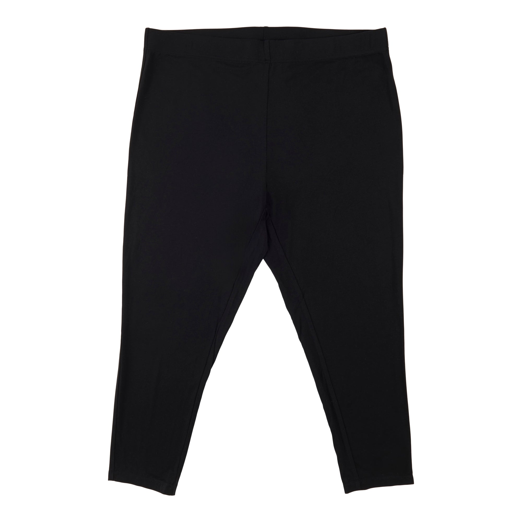 lily morgan Women's Plus Black Capri Leggings