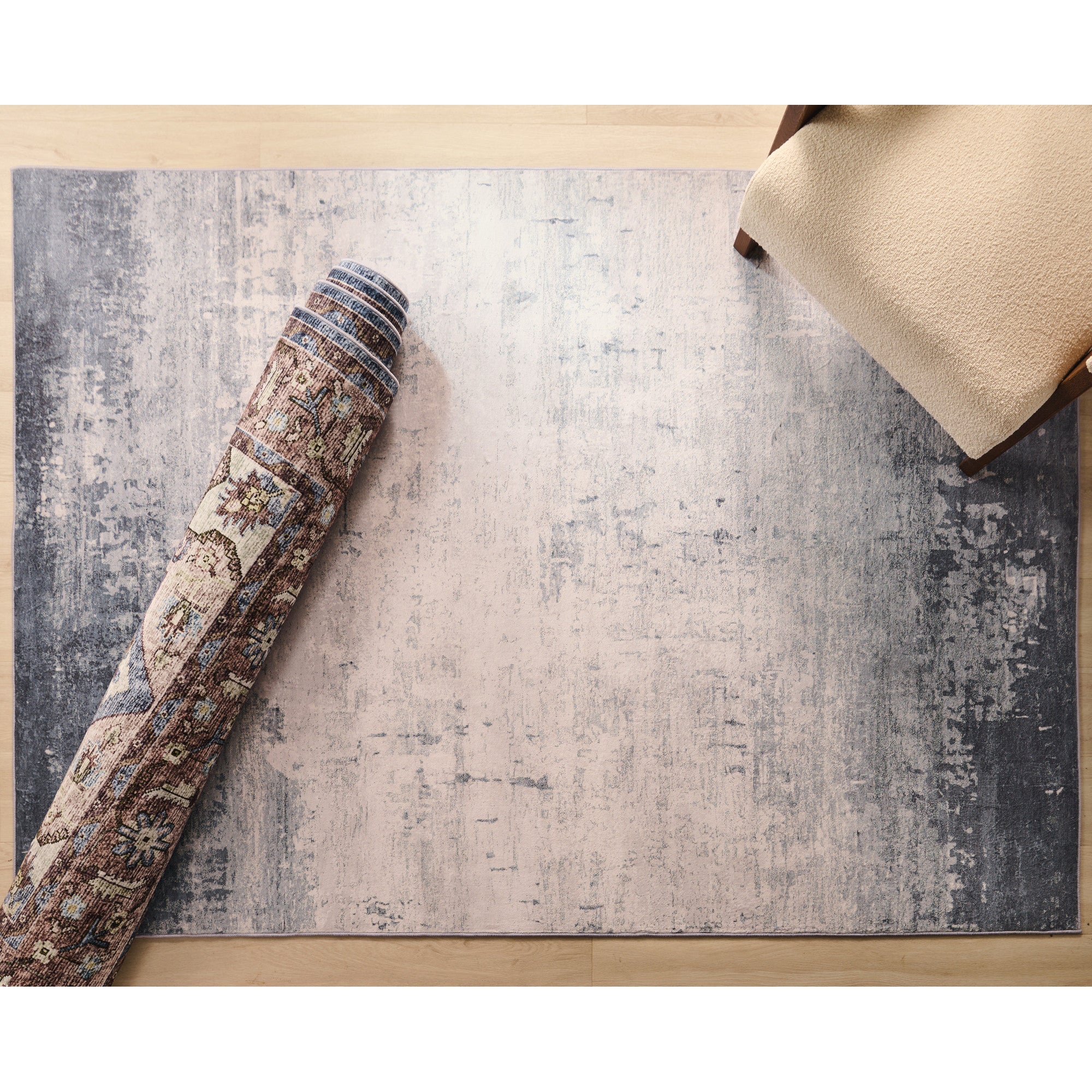 Velvet Area Rug, 5-ft x 7-ft.