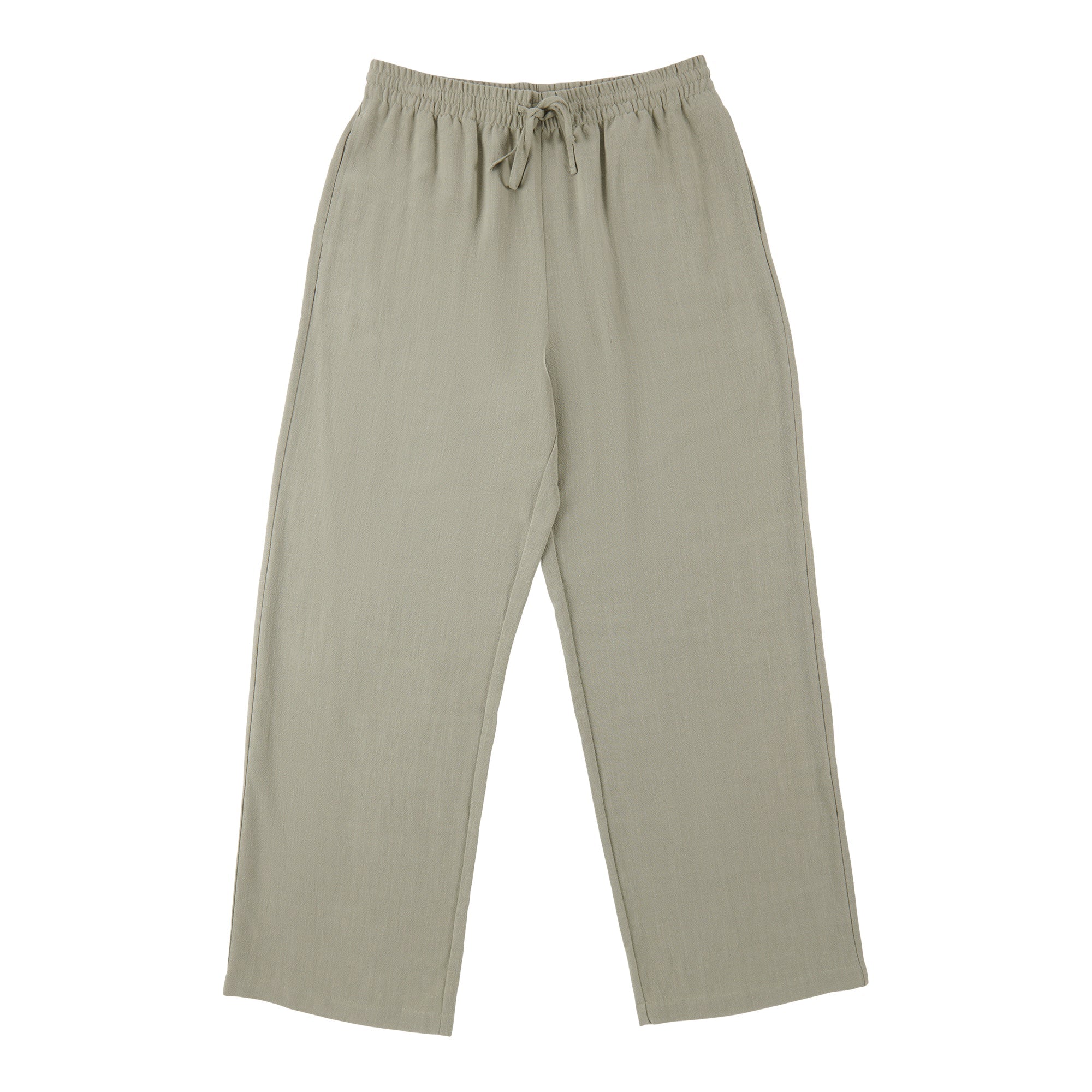 lily morgan Women's Solid Wide-Leg Linen-Blend Pants