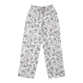 lily morgan Women's Printed Wide-Leg Linen-Blend Pants
