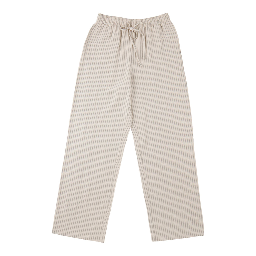 lily morgan Women's Printed Wide-Leg Linen-Blend Pants