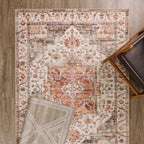 Printed Washable Rug, 5-ft x 7-in.