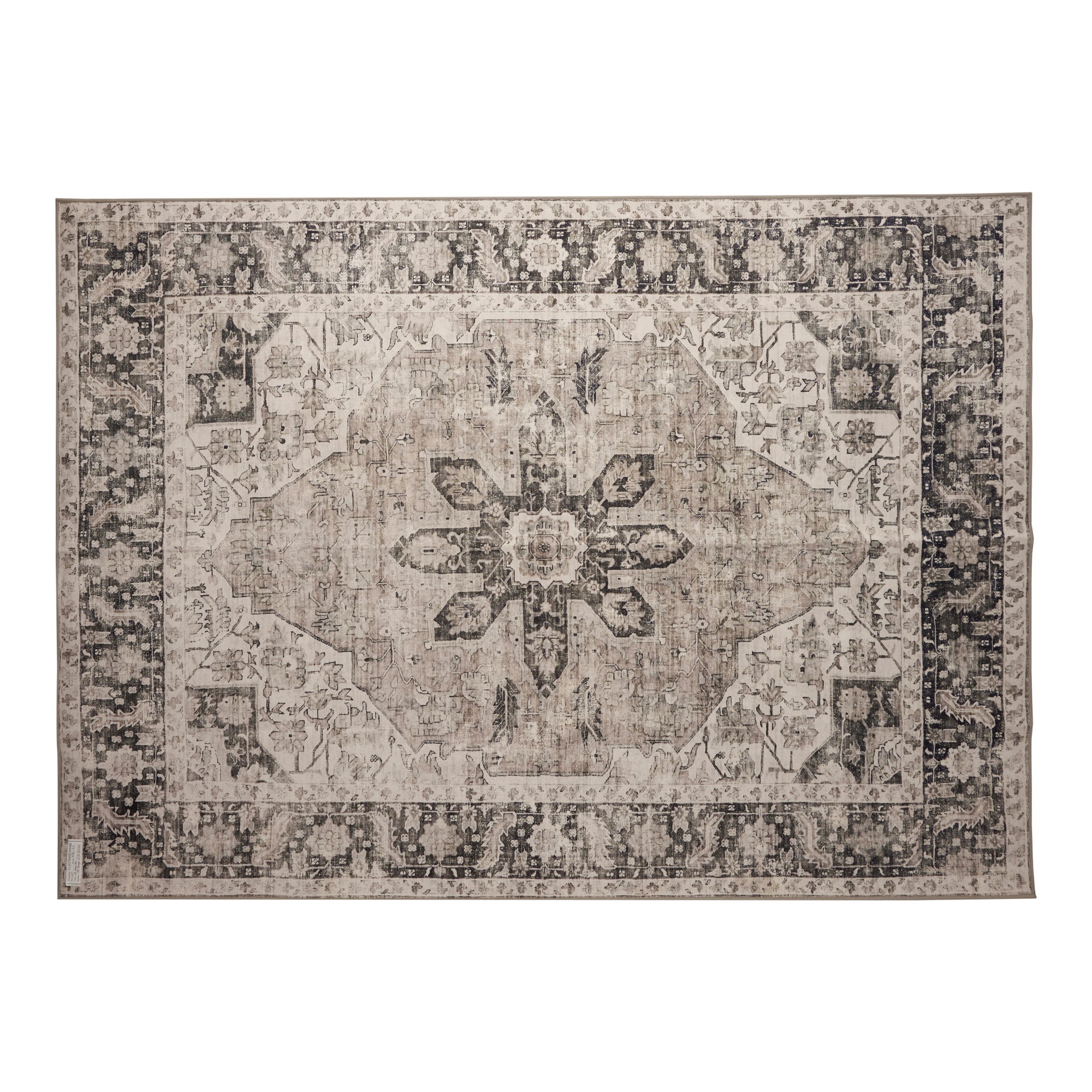 Printed Washable Rug, 5-ft x 7-in.