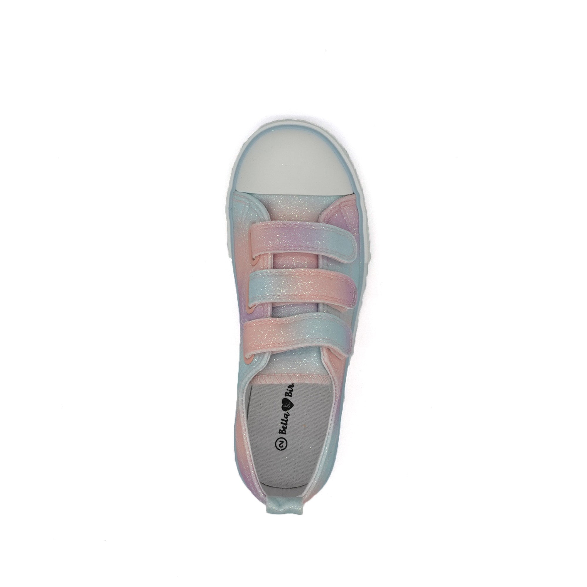 BELLA & BIRDIE Girls' Novelty Velcro Slip-Ons