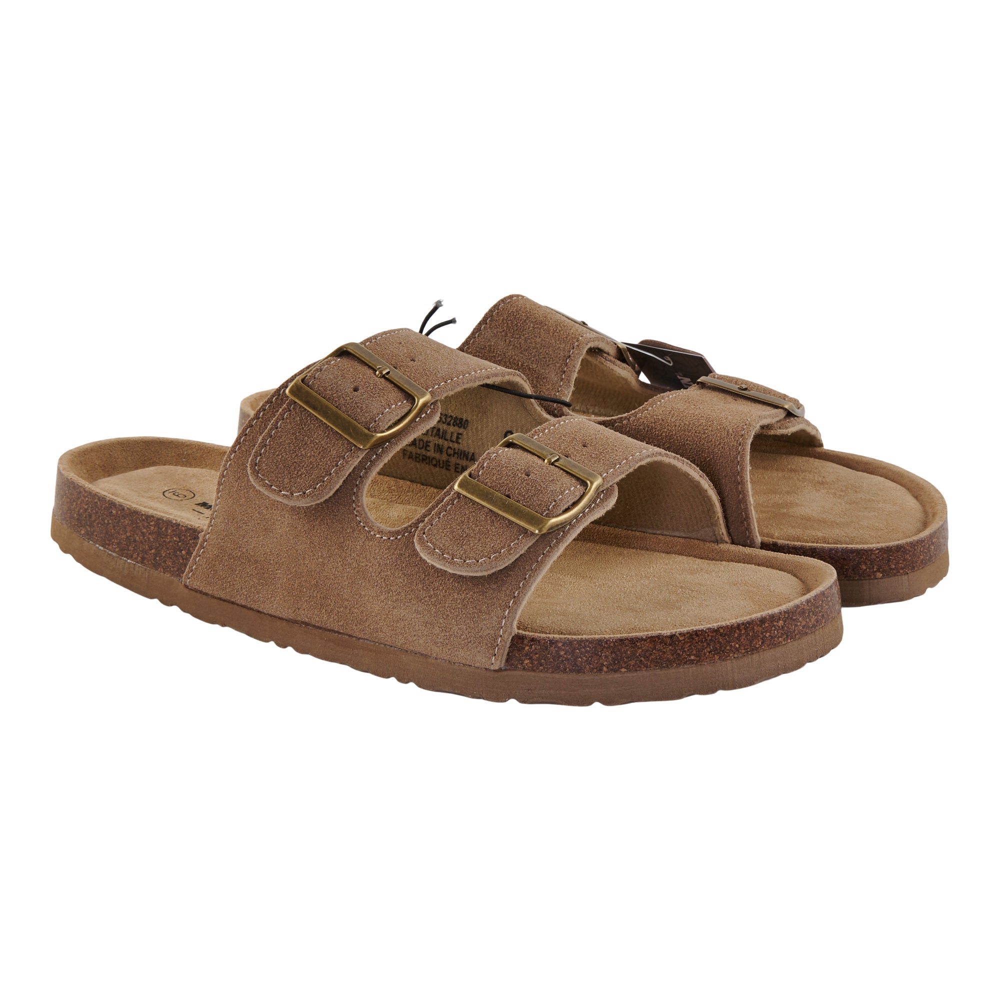Mountain Ridge Men's Suede Footbed Sandals