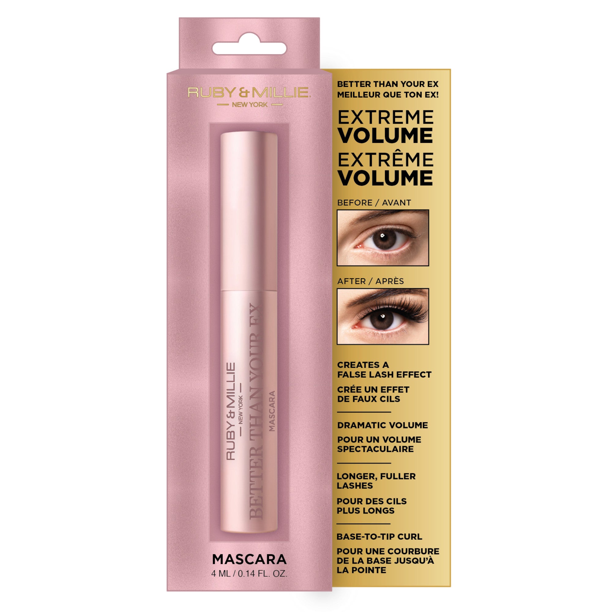 Ruby & Millie Better Than Your Ex Extreme Volume Mascara, Black