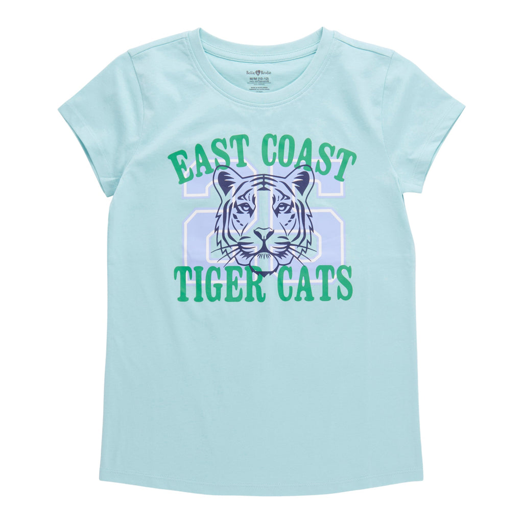BELLA & BIRDIE Girls' Day Dreamer Printed Short Sleeve T-Shirt