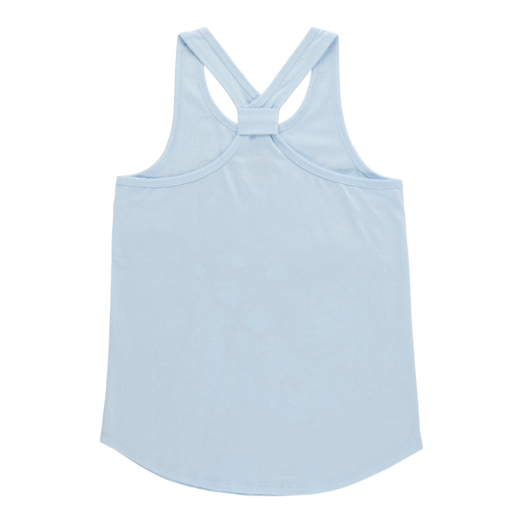 BELLA & BIRDIE Girls' Pool Party Printed Knot-Back Tank Top