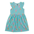 MONKEY BARS Toddler Girls' Pool Party Printed Cap Sleeve Dress
