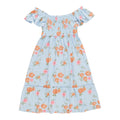 BELLA & BIRDIE Girls' Day Dreamer Short Sleeve Smocked Dress