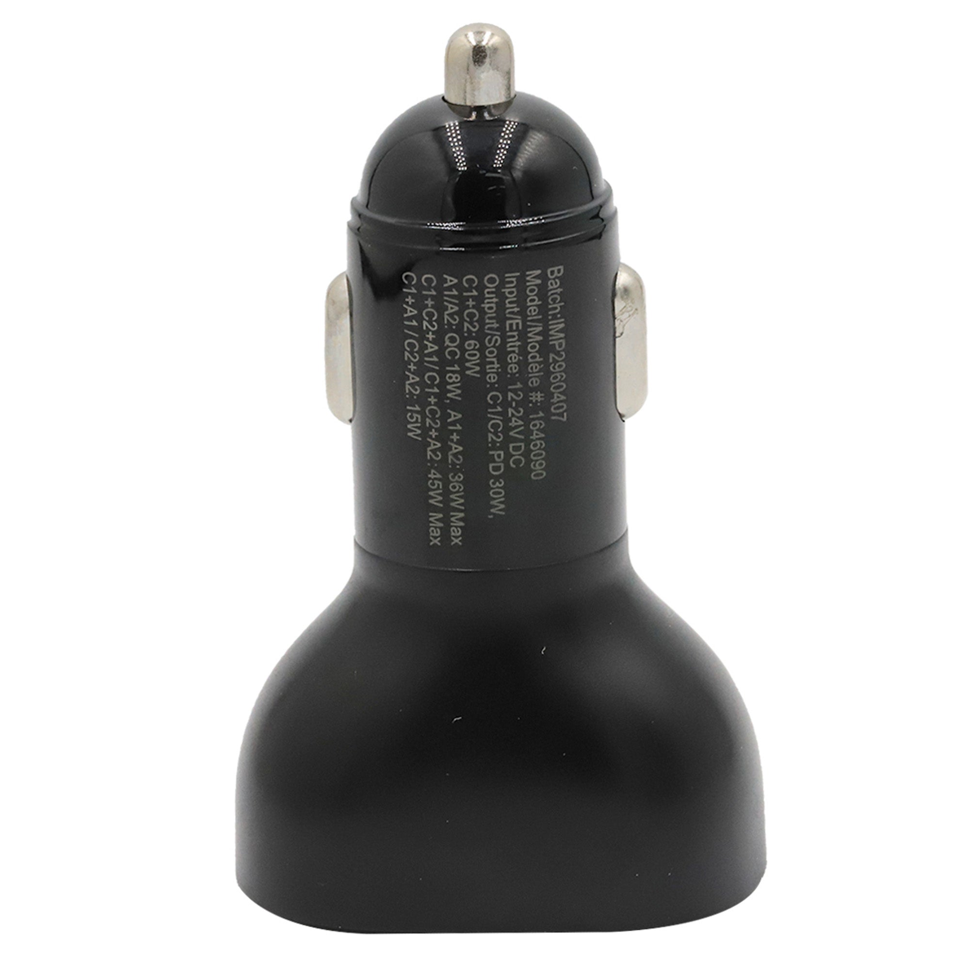 Chargeur pour l’auto, 60 W, noir