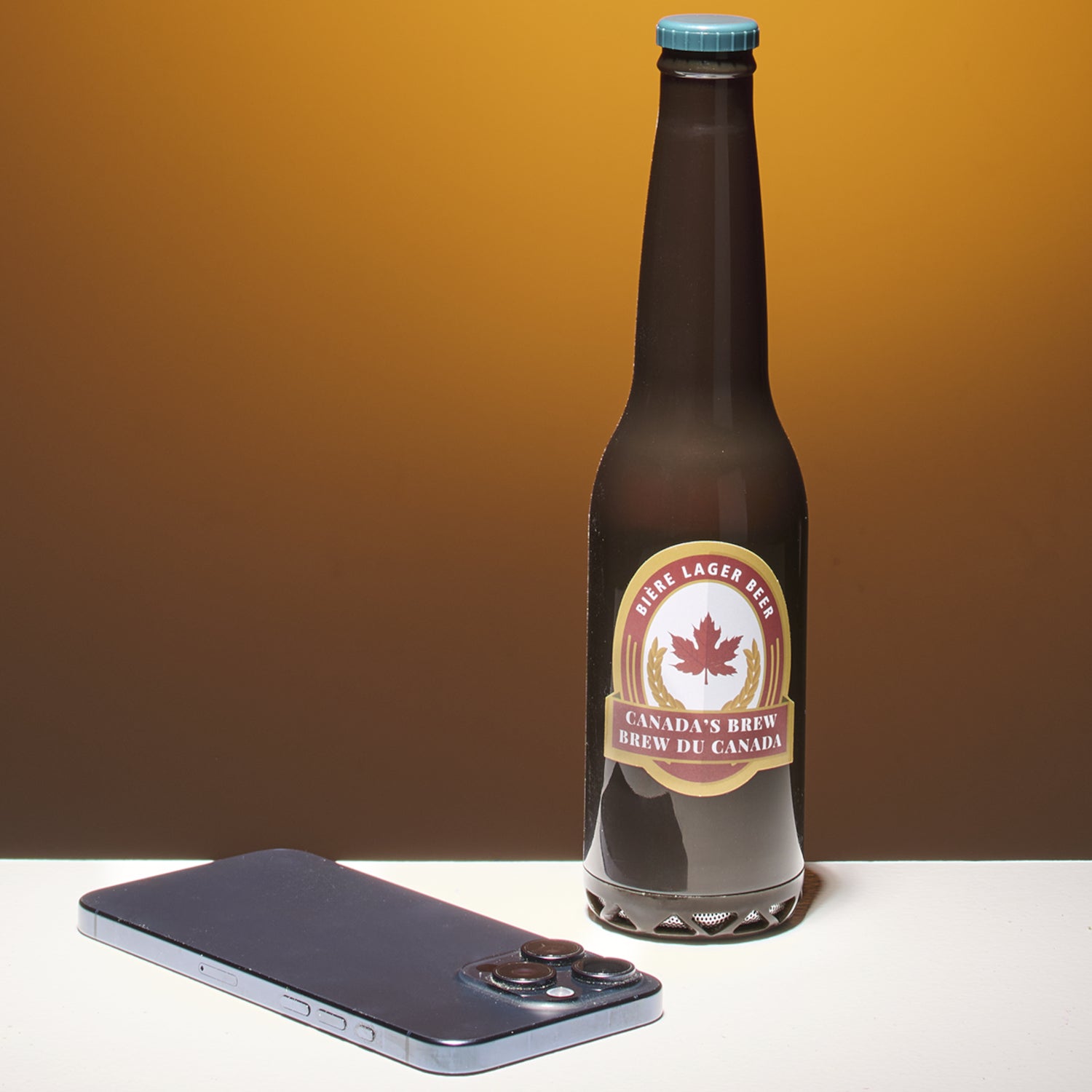 Beer Bottle Speaker, 2.3-in x 9.5-in.