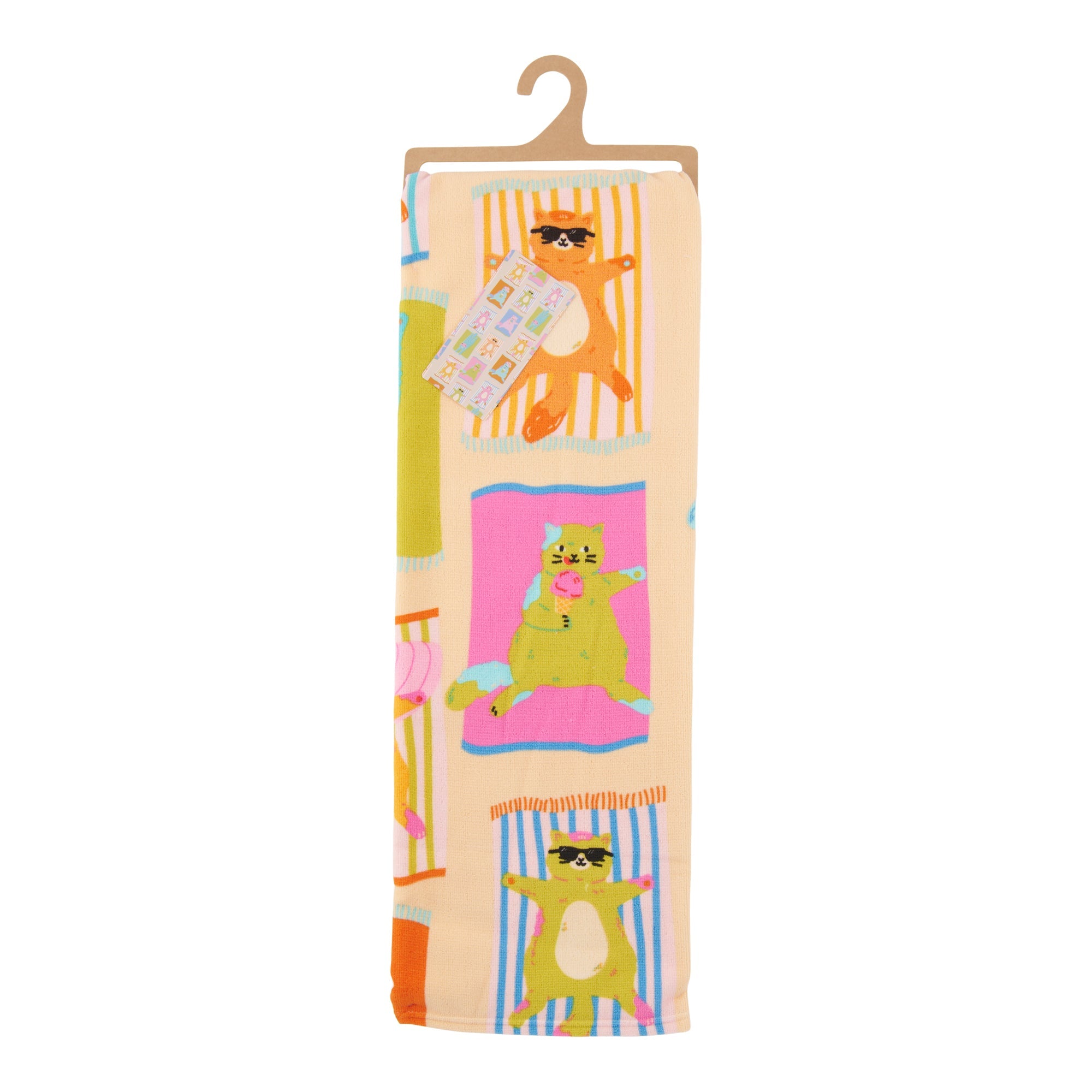 Animal Microfiber Beach Towel, 30-in x 60-in.