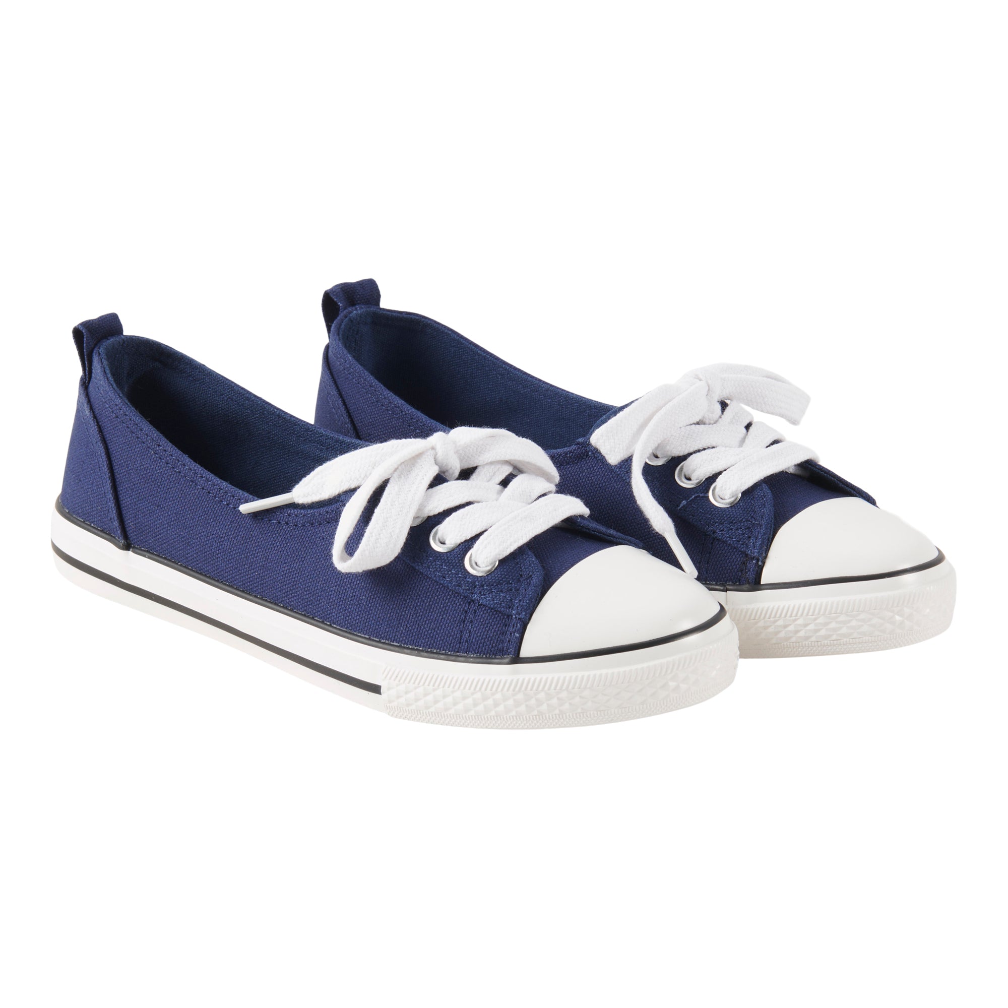 mySTYLE Women's Canvas 3 Eye Slip-Ons