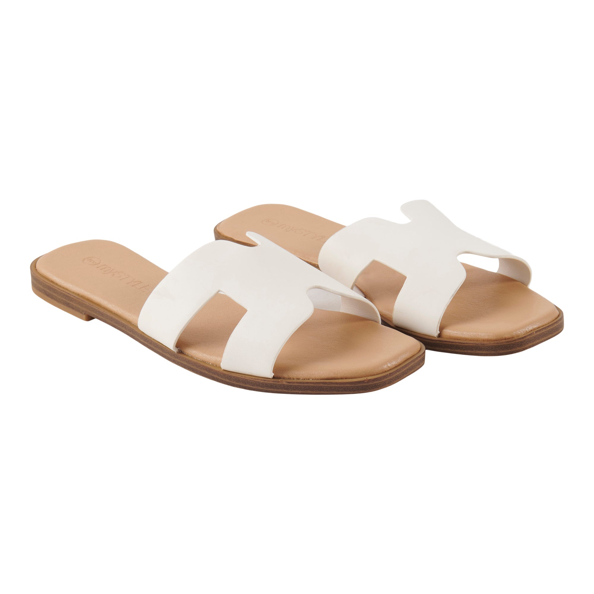 mySTYLE Women's H-Strap Fashion Sandals