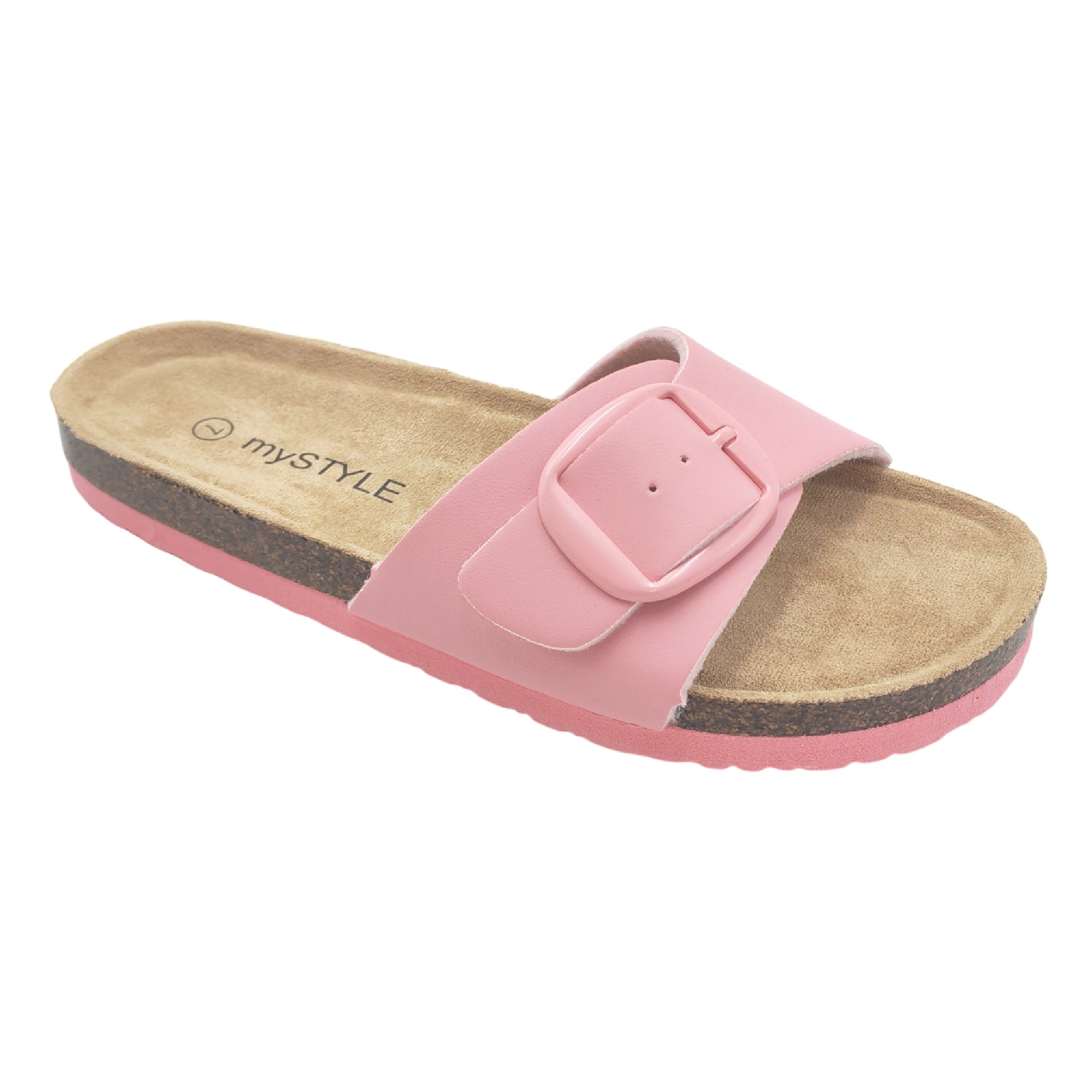 mySTYLE Women's Cushioned Footbeds Slides