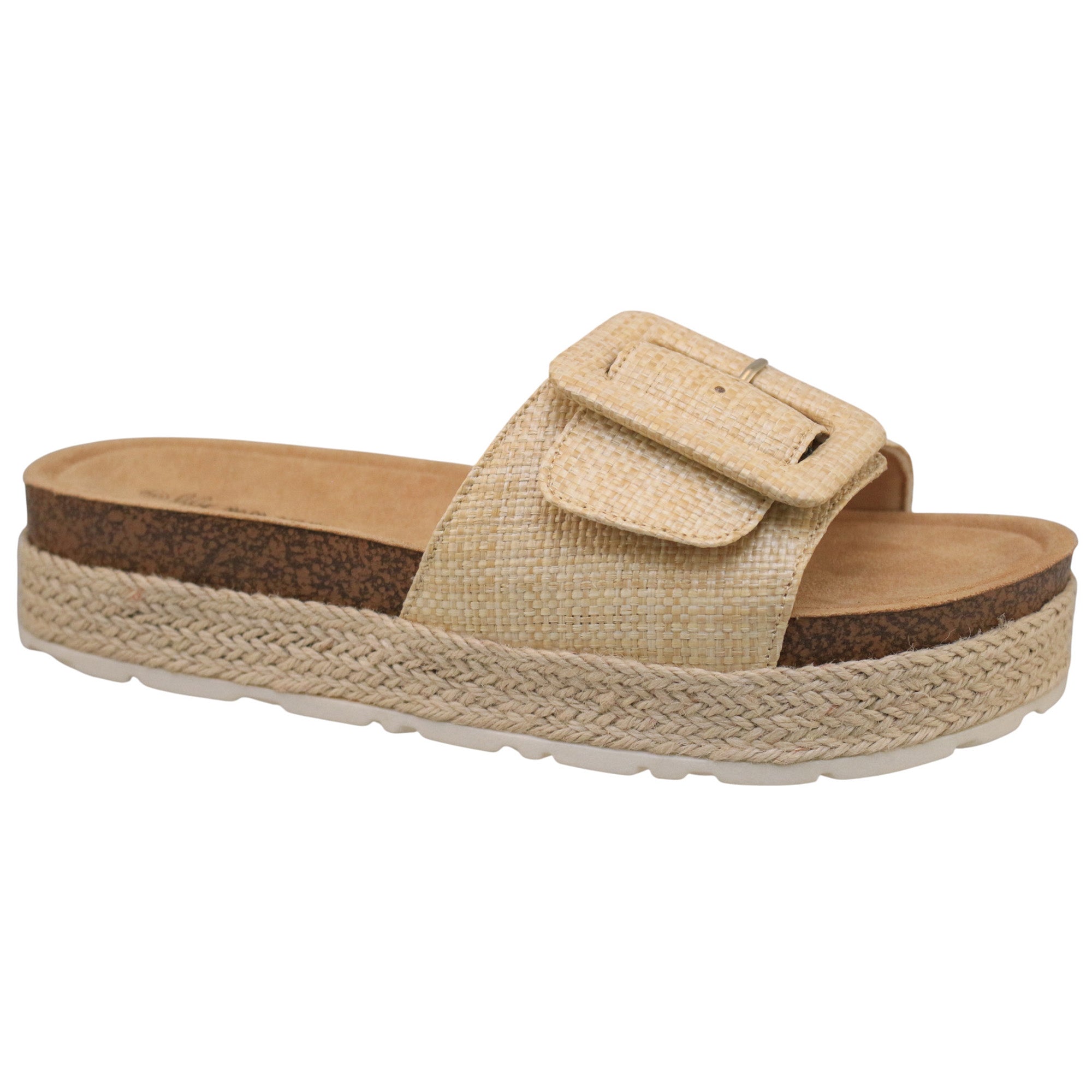 lily morgan Women's Buckle Espadrilles