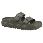 mySTYLE Women's EVA Double Buckle Slides