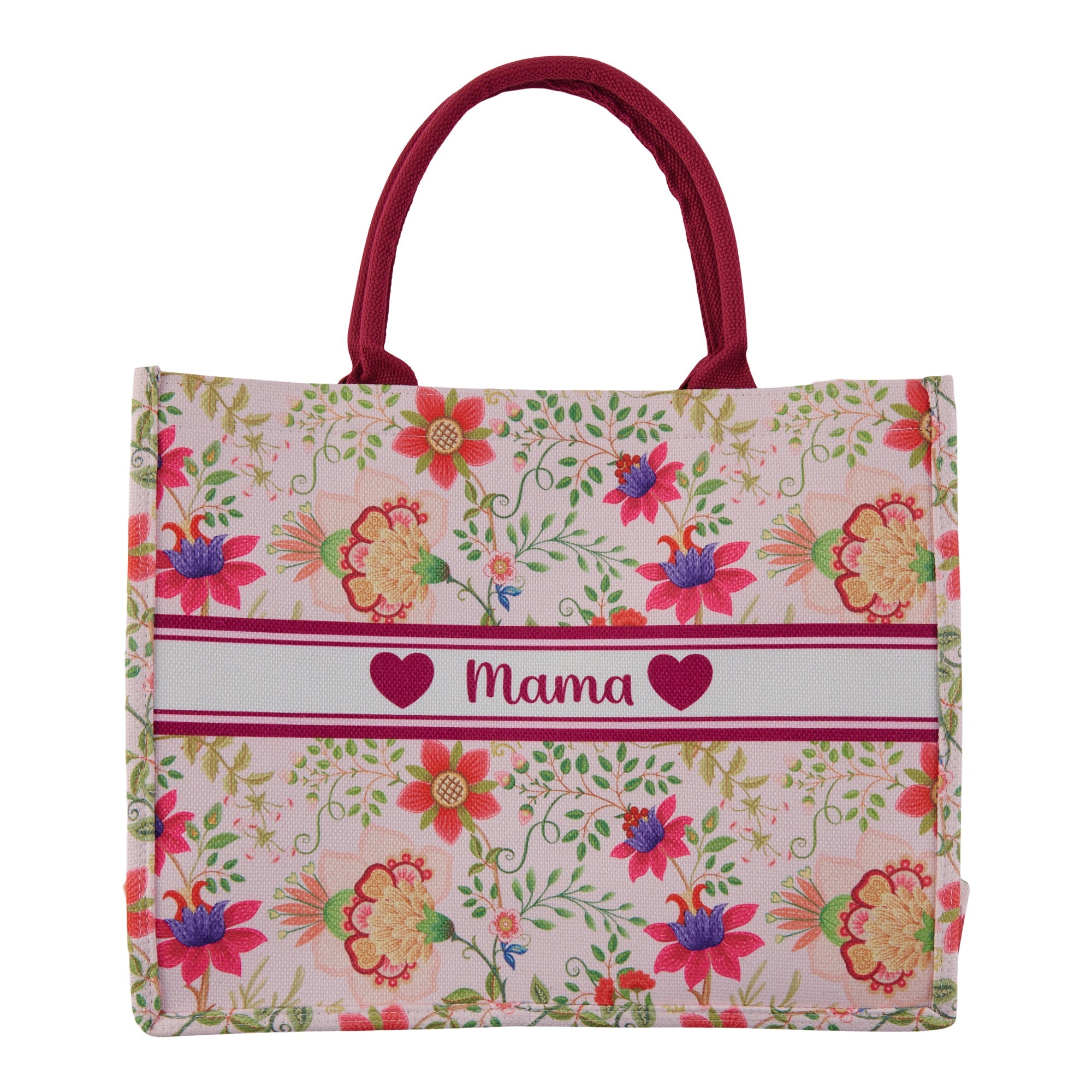 Mom Printed Shopper Tote Bag