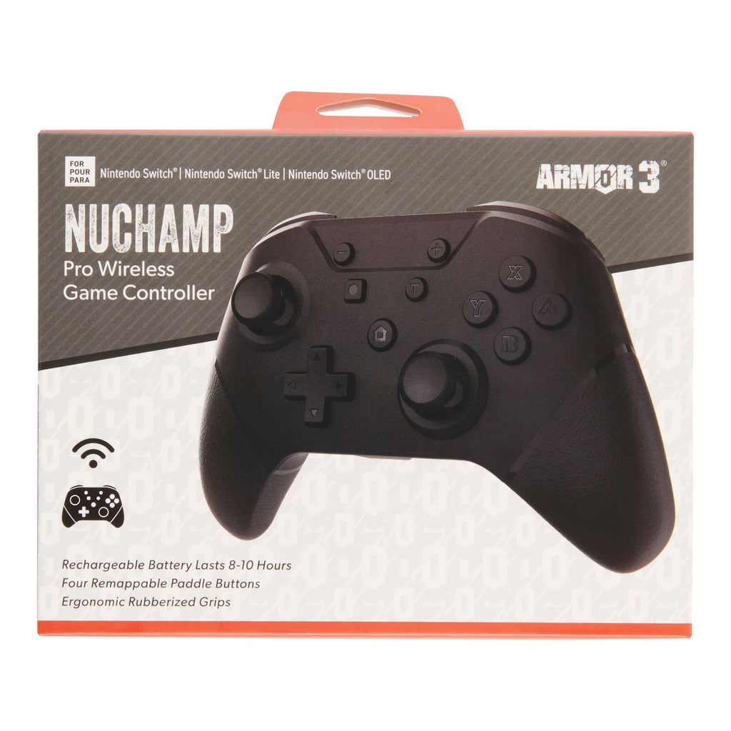 Manette sans fil Armor 3 NuChamp pour Nintendo Switch, noir