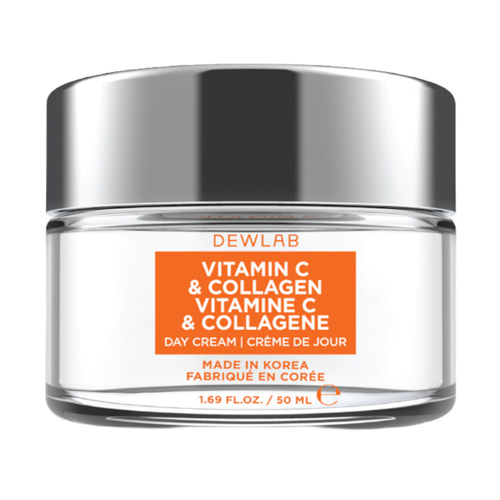 DEWLAB Crème de Jour Vitamine C & Collagène, 50 ml