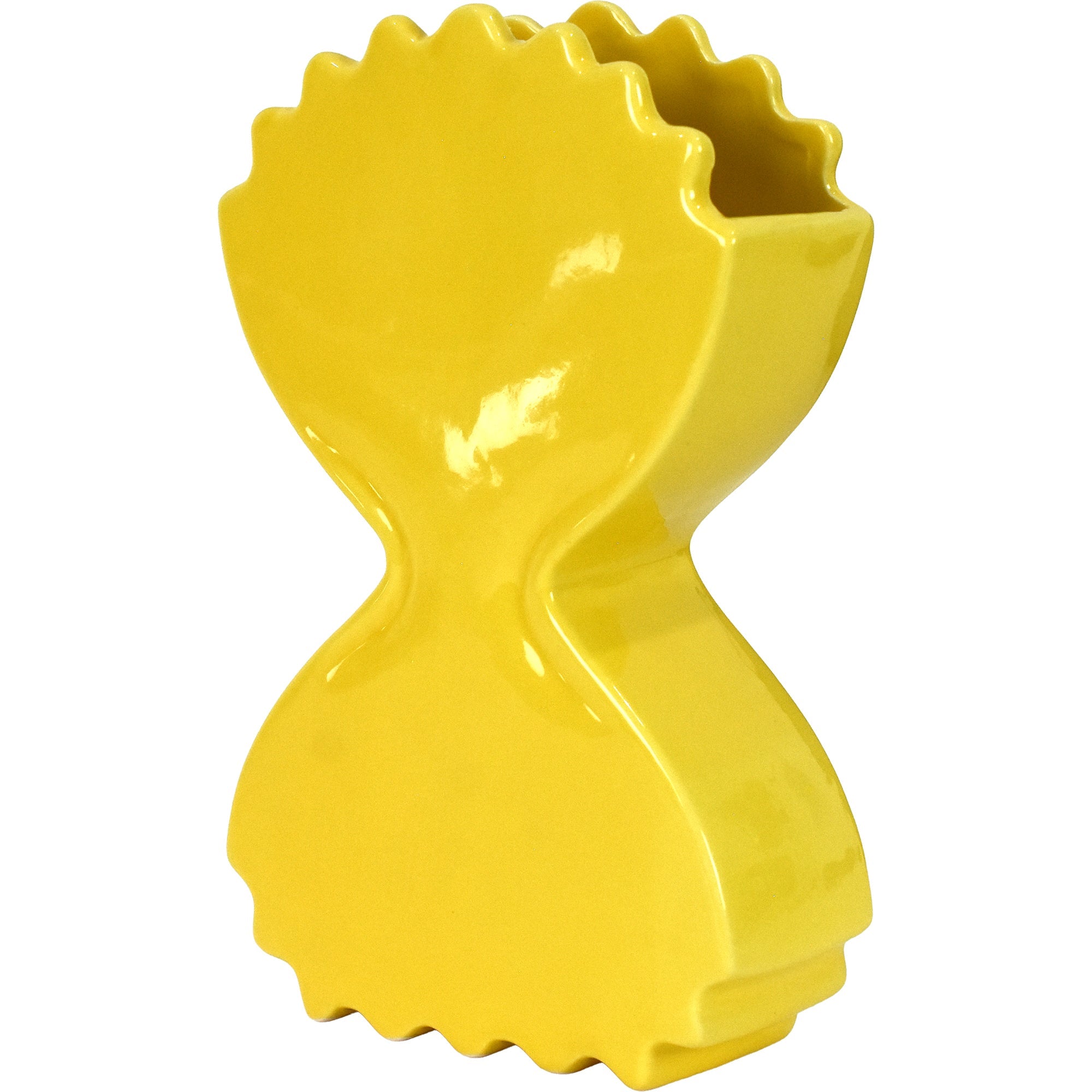 Pasta Ceramic Vase, 6.5-in x 10-in.