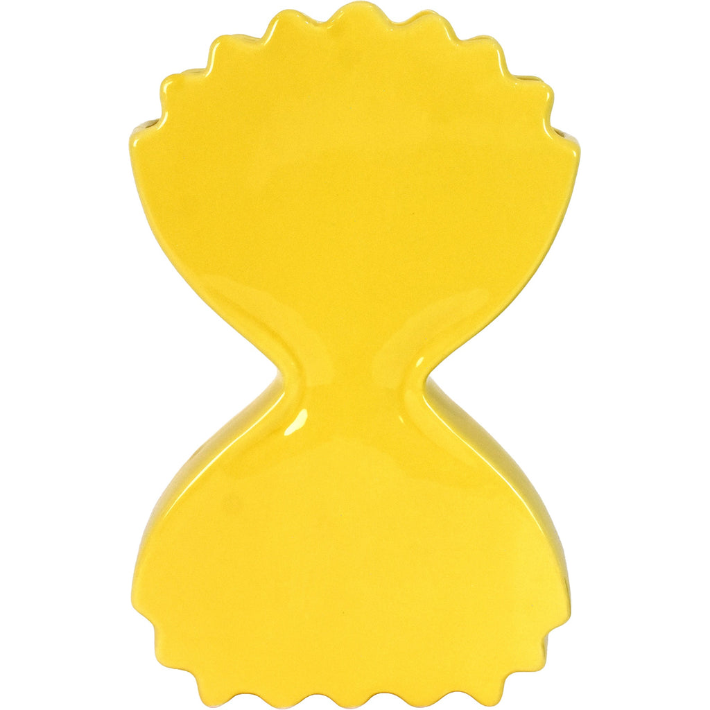 Pasta Ceramic Vase, 6.5-in x 10-in.
