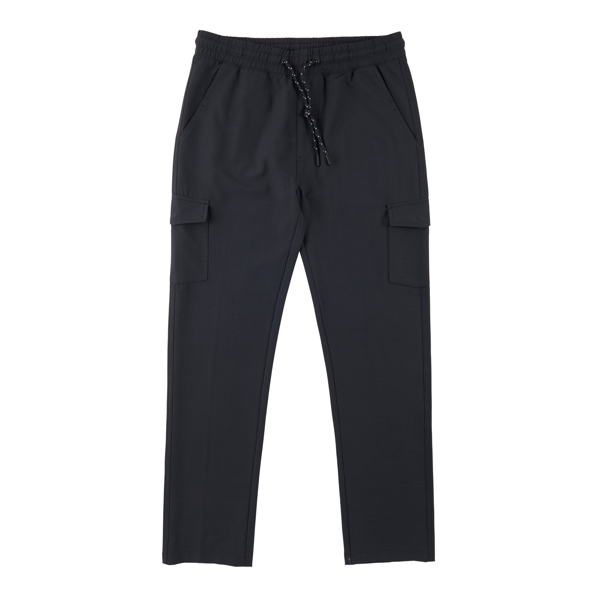 Modern Ridge Men's Slim Woven Textured Pull-On Cargo Pants