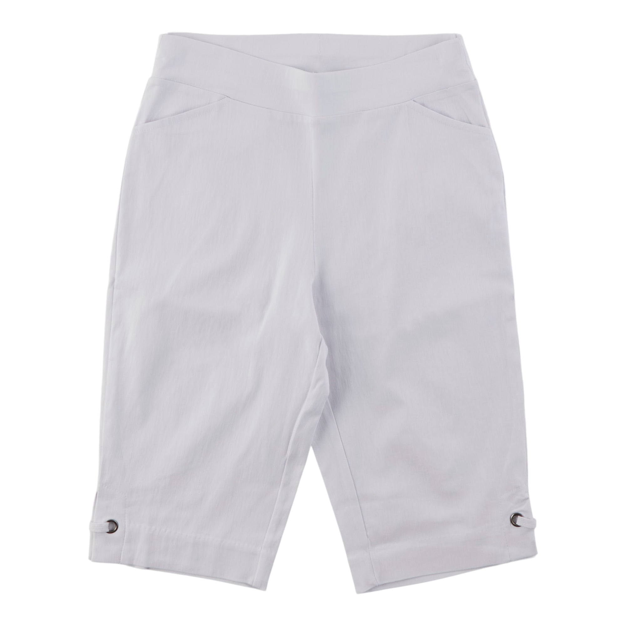 Classic Editions Women's Bermuda Shorts with Bottom Tab