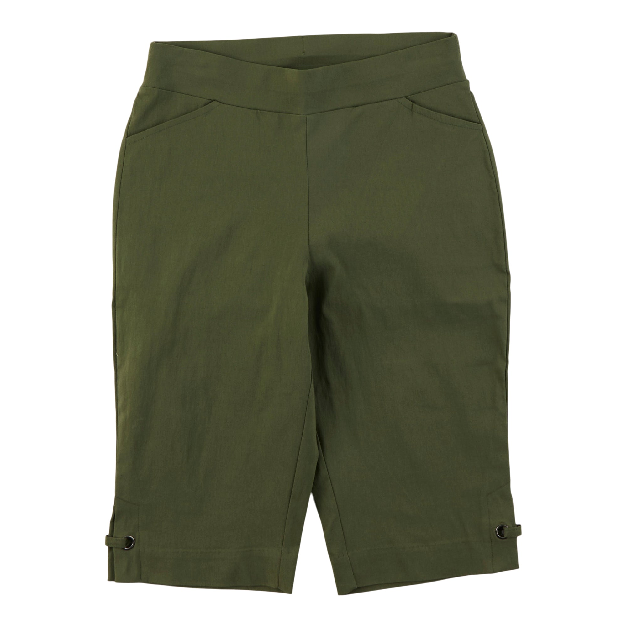 Classic Editions Women's Bermuda Shorts with Bottom Tab
