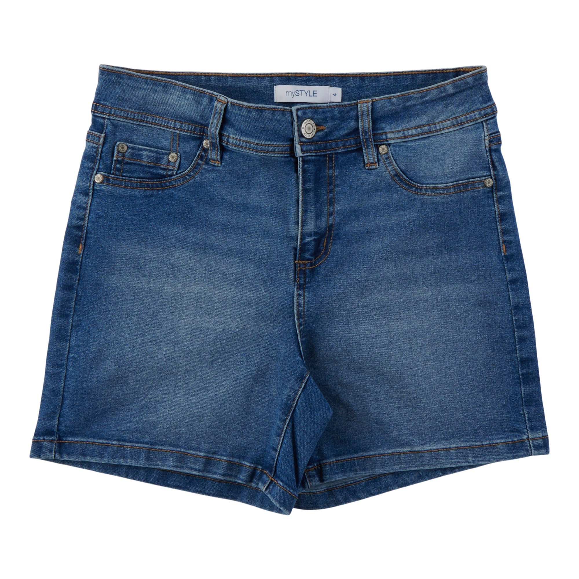 mySTYLE Women's Seasonal Boyfriend Denim Shorts