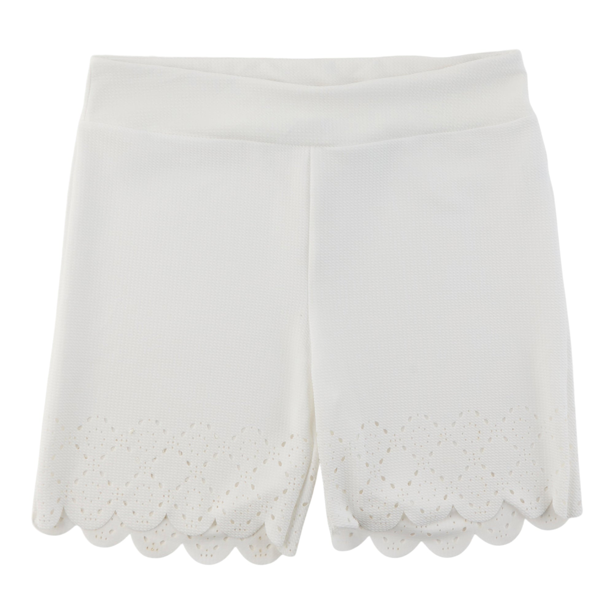 lily morgan Women's Plus Solid Side Detail Pull-On Shorts