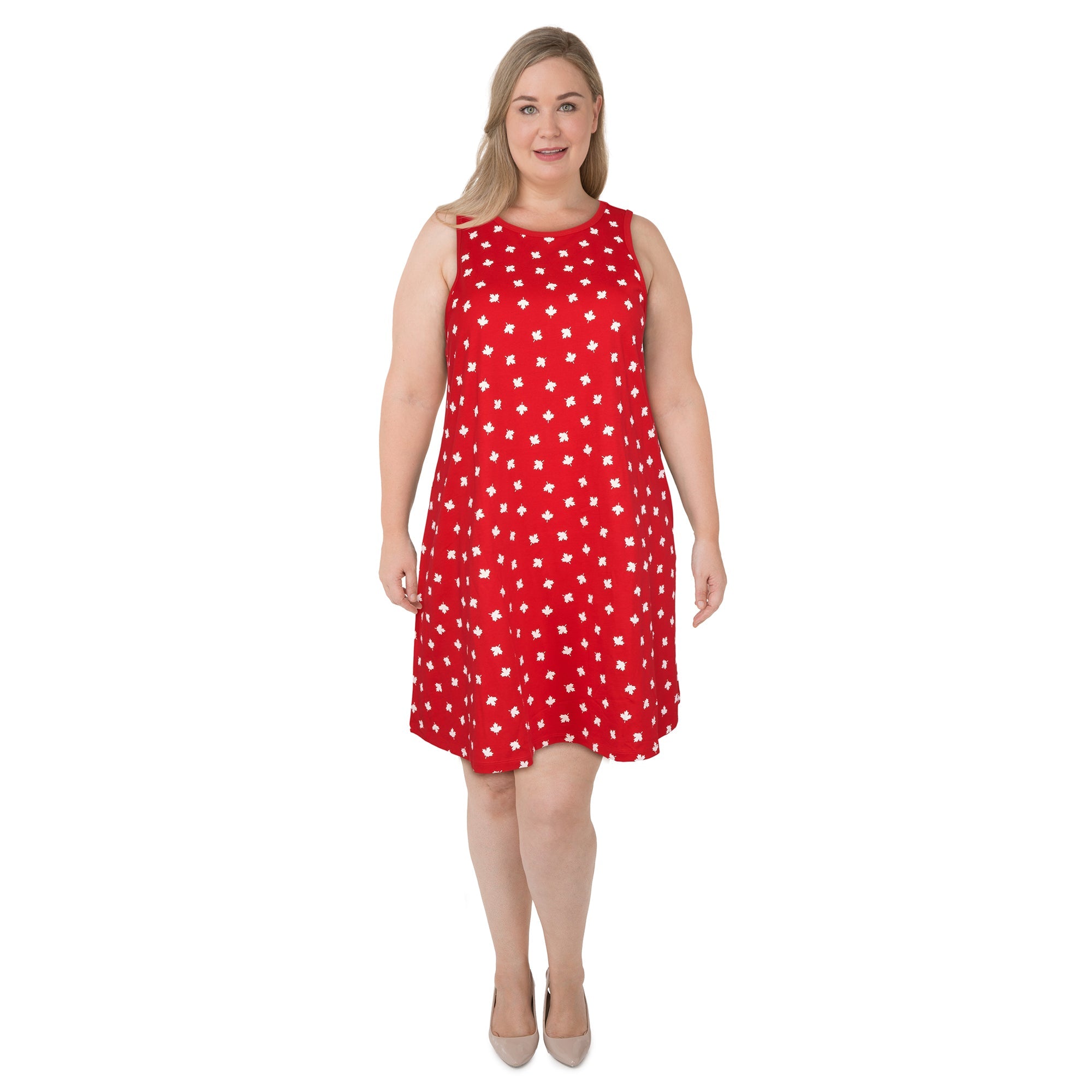 Canada EH! Women's Plus Canada Day Dress