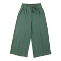 lily morgan Women's Solid Cropped Wide-Leg Belted Pants