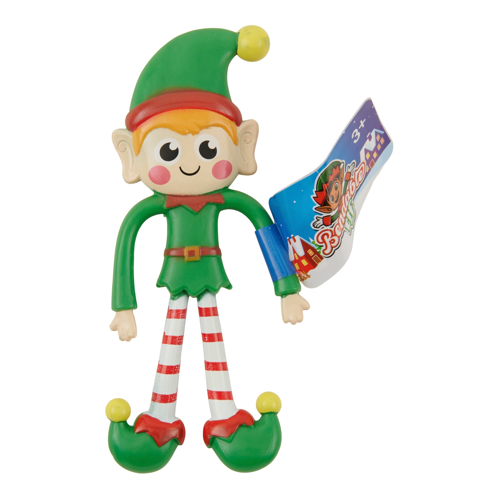 Bendable Elves, 4-in, Assorted