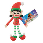 Bendable Elves, 4-in, Assorted