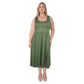 lily morgan Women's Plus Soft Midi Dress with Pockets