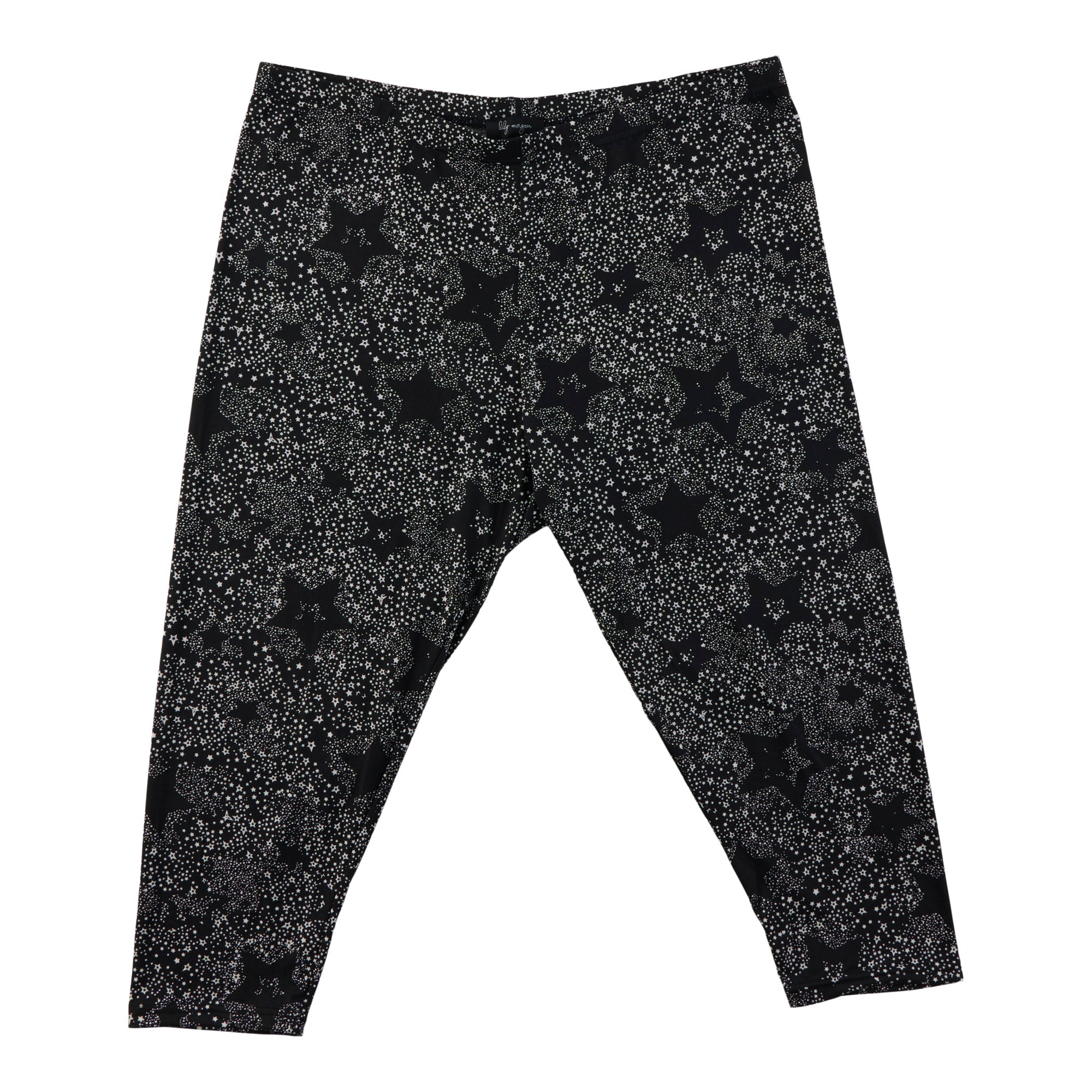 lily morgan Women's Plus Soft-Knit Capri Leggings