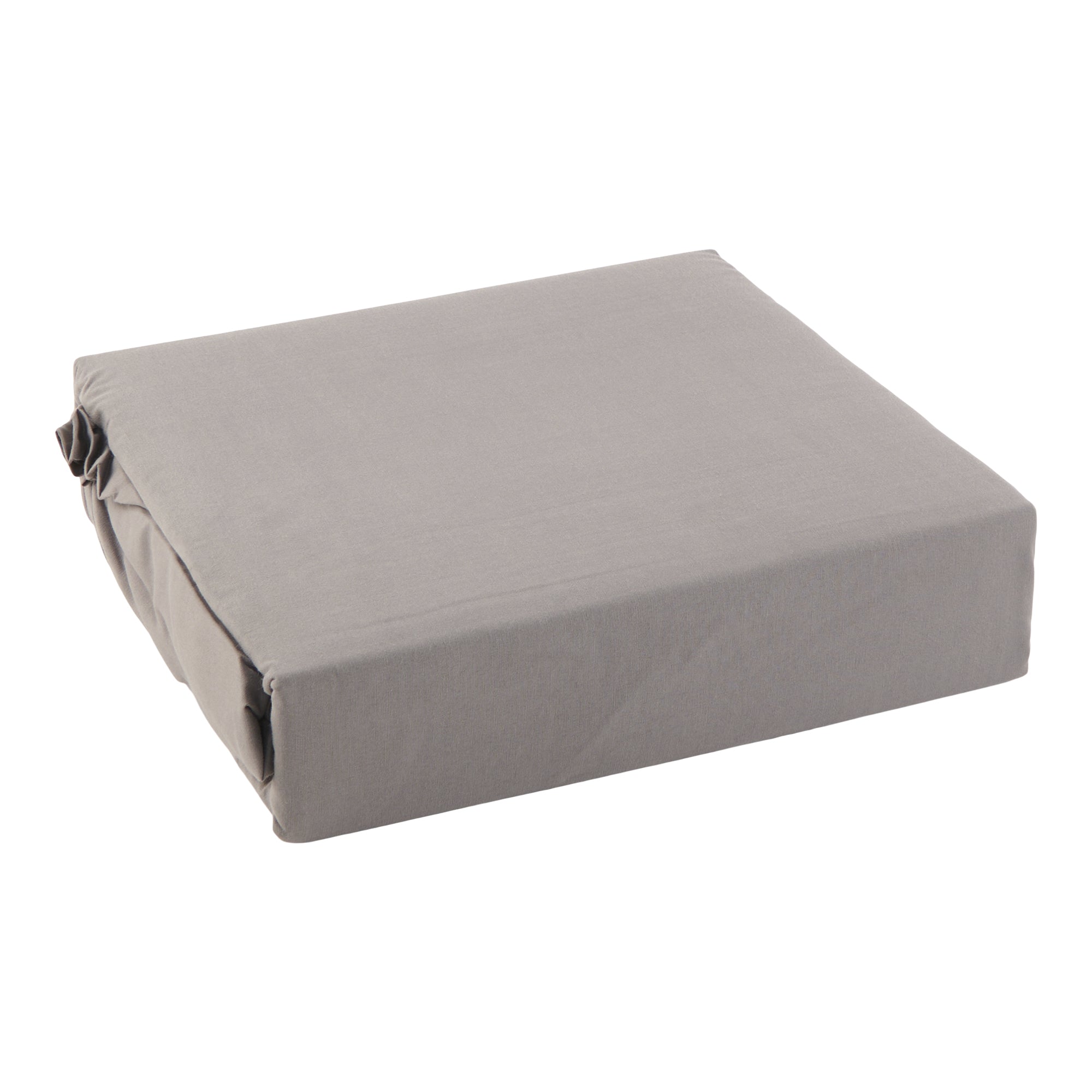 HomeStyles Cotton Rich Sheet Set, King, Steel Grey, 4 Piece