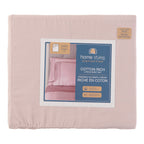 HomeStyles Cotton Rich Sheet Set, Queen, Mauve, 4 Piece