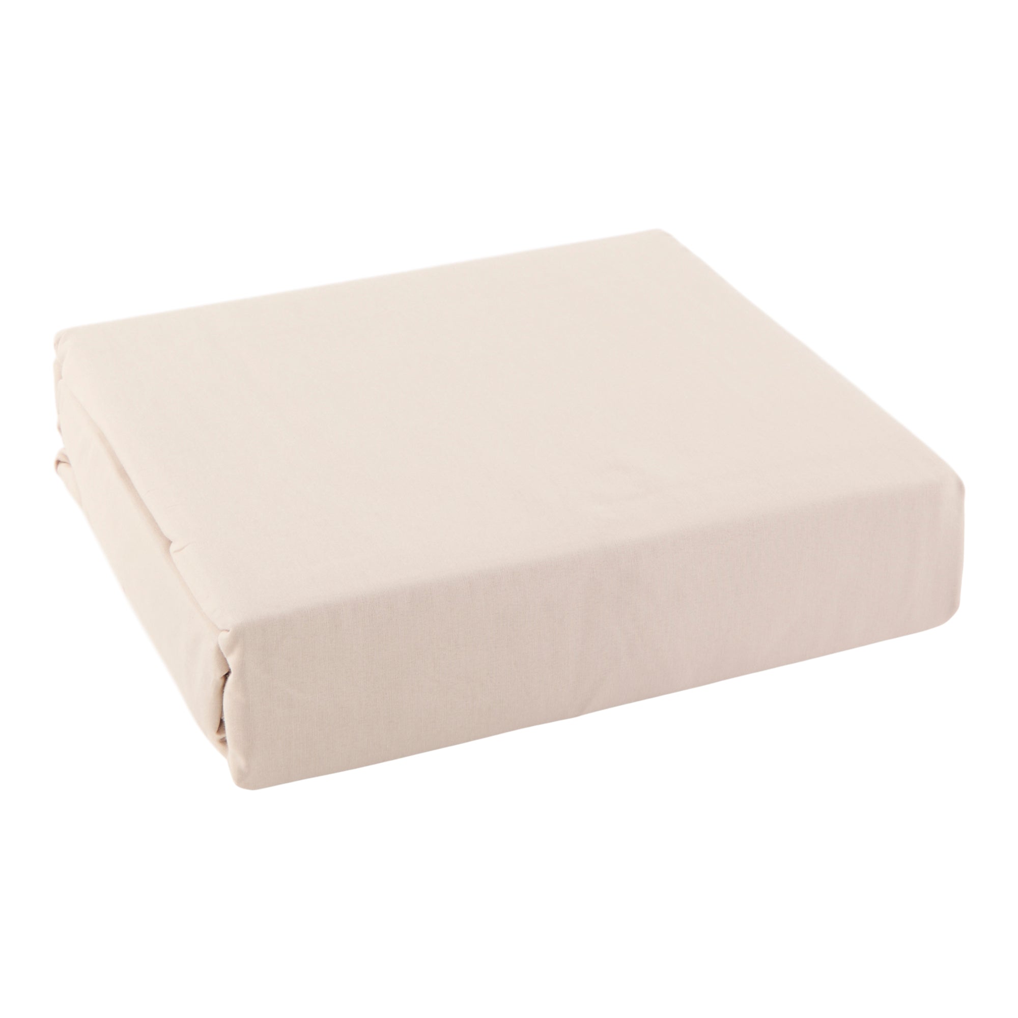 HomeStyles Cotton Rich Sheet Set, Queen, Beige, 4 Piece